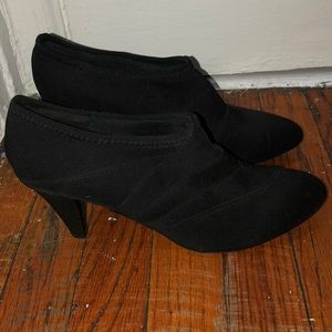 Medium heel boots.